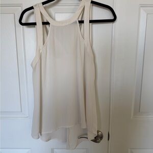 Lush Cream Asymmetrical Tank Top